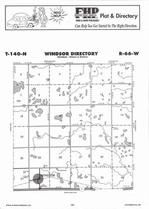 Windsor Township, Minneapolis Flats Creek, Directory Map, Stutsman County 2007